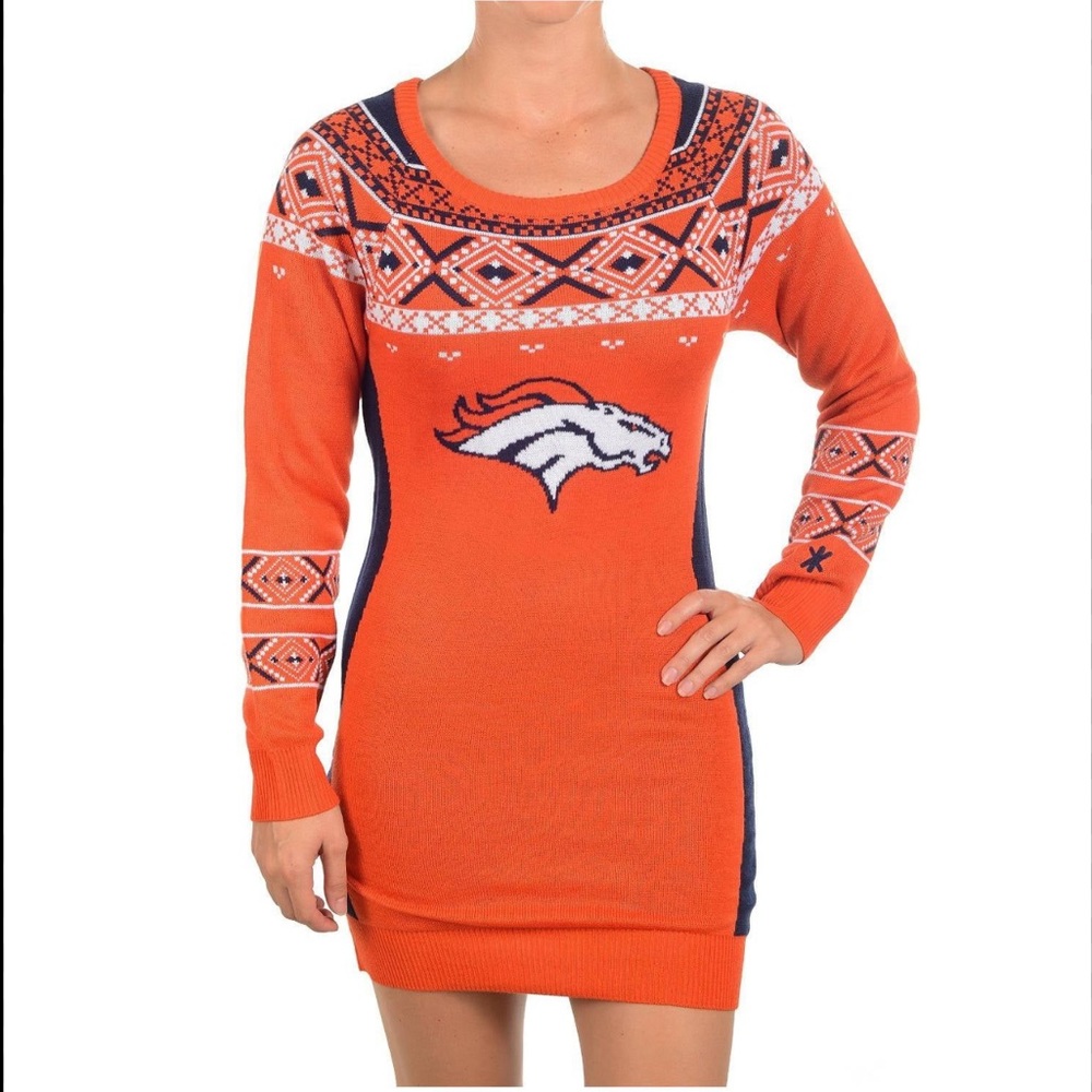 NFL Denver Broncos Women’s Sweater Dress